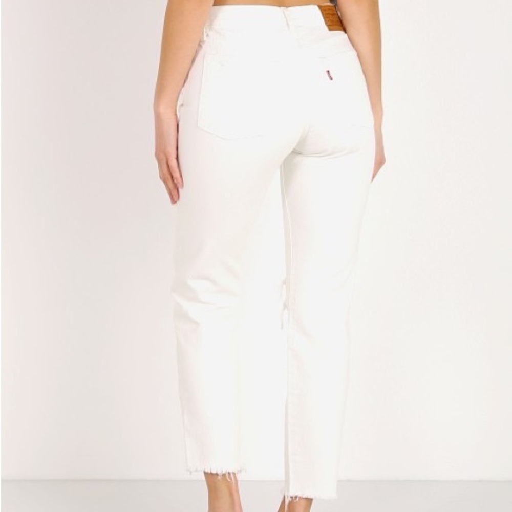 Levi's White Straight Leg Women's Jeans